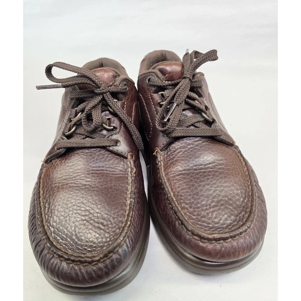 SAS Bout Time (7.5 M) Shoes Mens Burgundy Leather USA Walking Sneakers